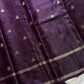 Crepe Silk Saree – Deep Grape