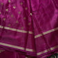 Crepe Silk Saree – Magenta