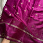 Crepe Silk Saree – Magenta
