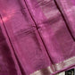 Soft Sheen Drapes – Lavender Viscose Georgette Saree | House of Thansha