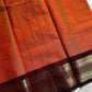 Pure Kanchi cotton saree with subtle golden zari border – House of Thansha