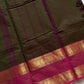 Subtle Weaves – Olive Green Kanchi Cotton Saree