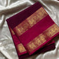 Subtle Weaves – Plum Pink Kanchi Cotton Saree