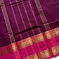 Subtle Weaves – Plum Pink Kanchi Cotton Saree