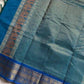 Soft mercerised Kanchi cotton saree with intricate zari border and motifs – House of Thansha