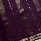 Semi Mysore Silk Saree – Deep grape