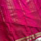 Vibrant Semi Mysore Silk saree with zari border and running blouse – House of Thansha