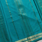 Semi Mysore Silk Saree – Teal Blue