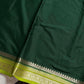 Semi Mysore Silk Saree – Dark Green