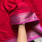 Semi Mysore Silk saree – Red & Pink