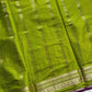 Semi Mysore Silk Saree – Violet with Green