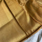 Golden Yellow Organza Tissue Saree with matching blouse,