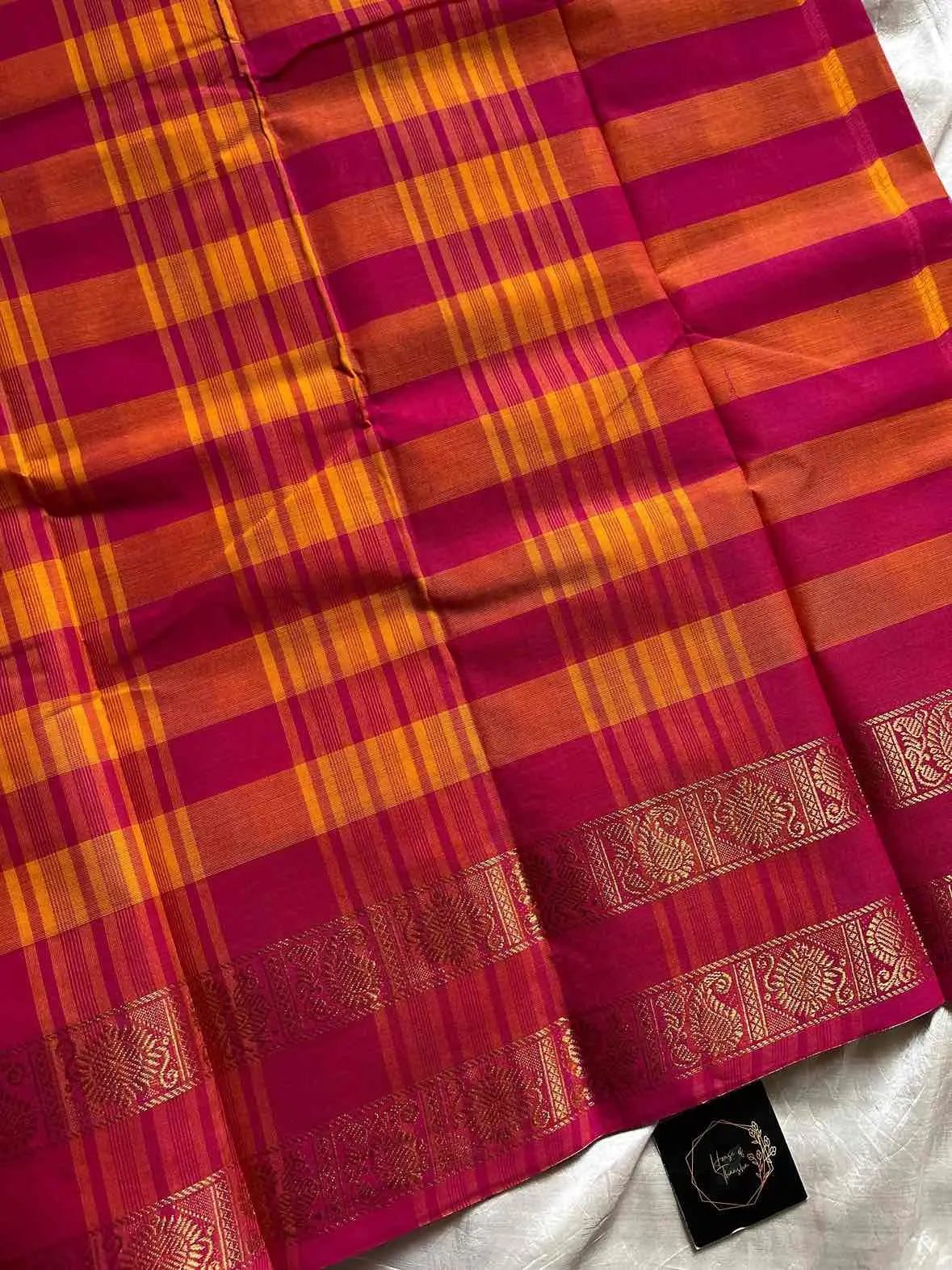 Chettinadu Cotton Saree | Kattam