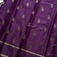 Crepe Silk Saree – Dark Berry Purple