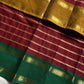 Kanchi cotton saree with Velthari weave and Ganga Jamuna border – House of Thansha
