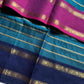 Kanchi cotton saree with Velthari weave and Ganga Jamuna border – House of Thansha