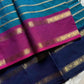 Kanchi cotton saree with Velthari weave and Ganga Jamuna border – House of Thansha