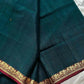 Vegan Weaves – Peacock green Handloom Art Silk Saree