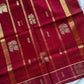 Vegan Silk Saree – Burnt Orange | Handloom Art Silk (Without Blouse)