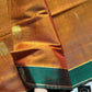 Vegan Silk Saree – Golden Honey | Handloom Art Silk