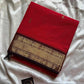 Vintage Loom Edit | Red Kanchi Cotton Saree