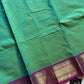 Vintage Loom Edit | Green Kanchi Cotton Saree