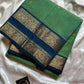 Vintage Loom Edit | Green X Blue Kanchi Cotton Saree