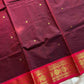 Vintage Loom Edit | Deep Maroon Kanchi Cotton Saree