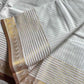 Zari Edition | White Kanchi Cotton Saree