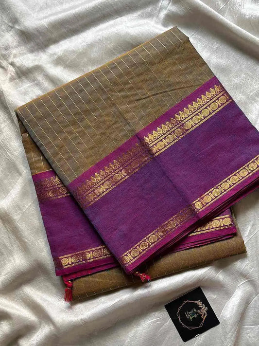 Zari Edition | Dual toned Kanchi Cotton Saree