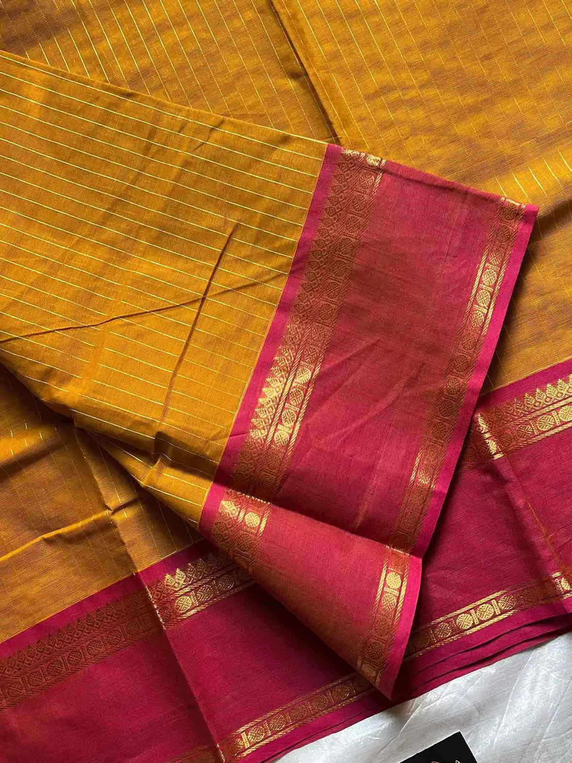 Zari Edition | Yellow Kanchi Cotton Saree