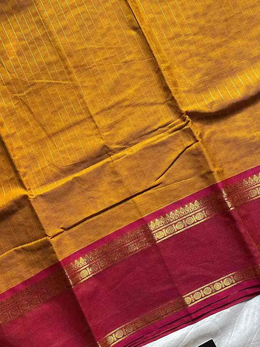 Zari Edition | Yellow Kanchi Cotton Saree